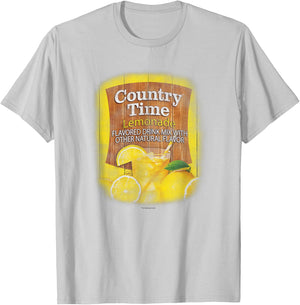 Country Time Lemonade Flavored Drink Natural Flavor Logo T-Shirt - T-Shirt | Ash