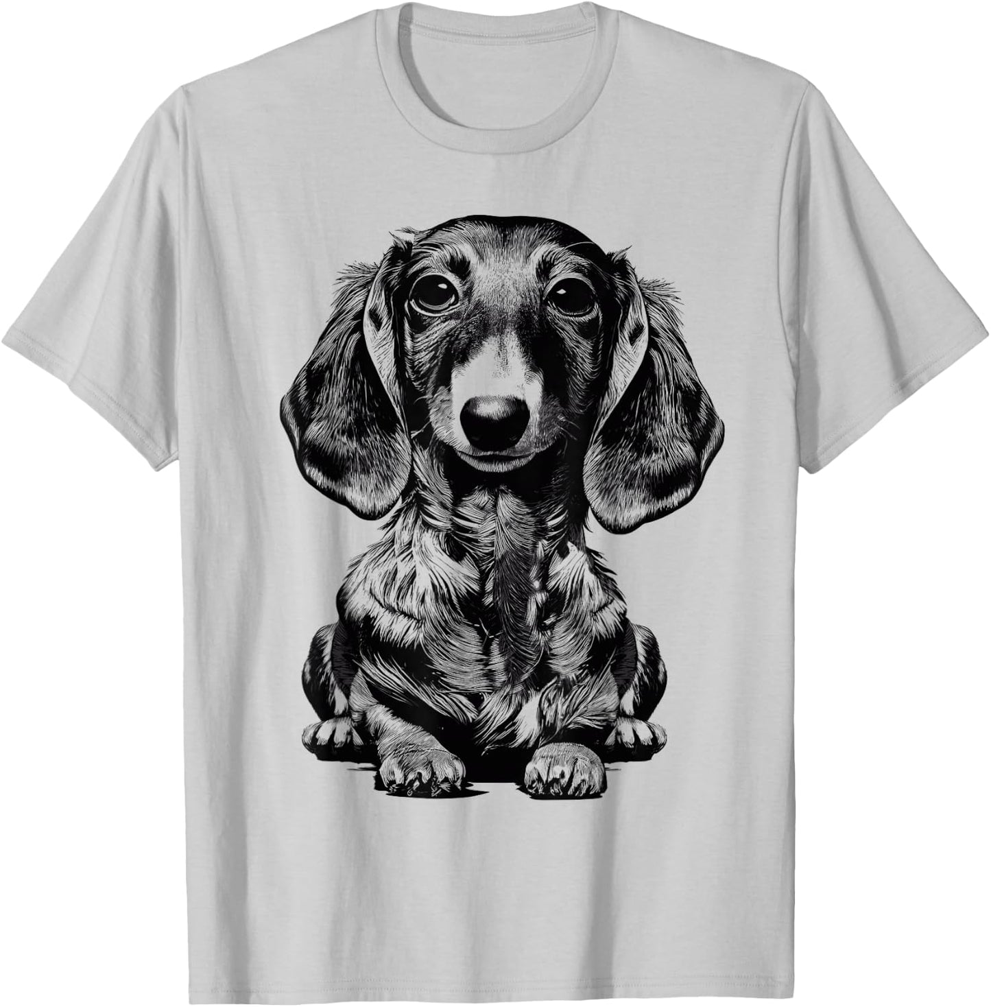 Dachshund, Wiener Dog Puppy, Doxie Mom Small T-Shirt - T-Shirt | Ash