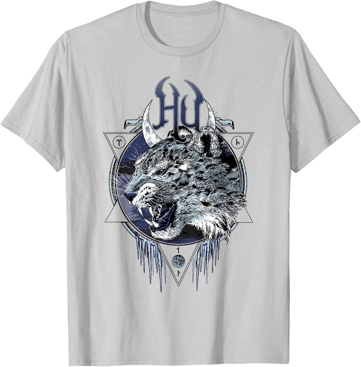 The Hu Snow Leopard T-Shirt - T-Shirt | Ash
