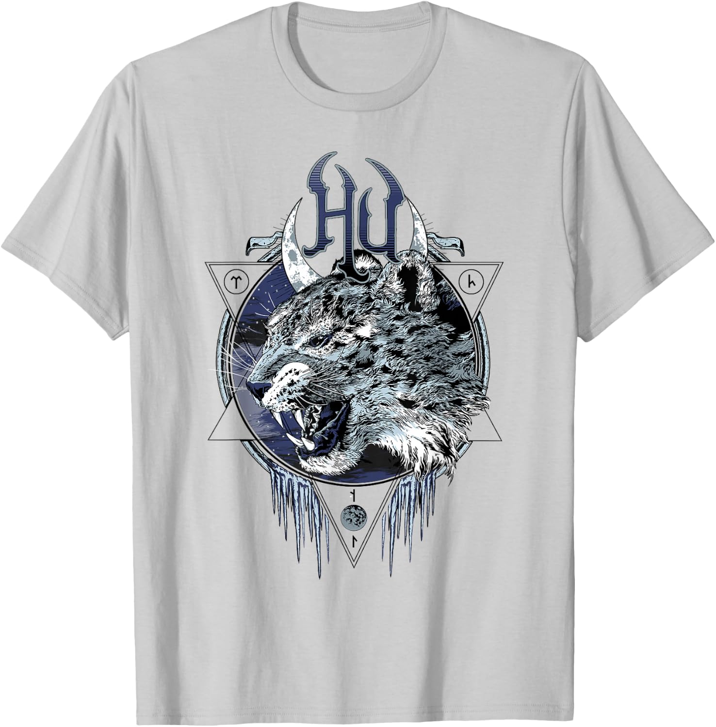 The Hu Snow Leopard T-Shirt - T-Shirt | Ash