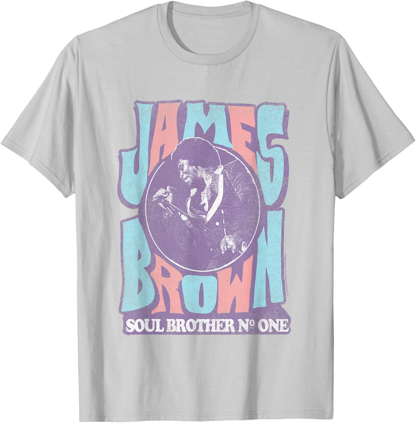 James Brown Soul Brother Number One T-Shirt - T-Shirt | Ash