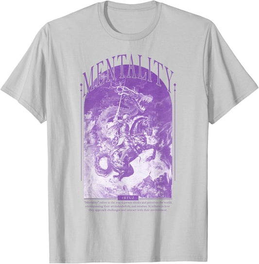 Vintage Retro Streetwear Graphic Y2K Women's Clothing Men's T-Shirt - T-Shirt | Ash