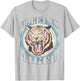 Go Get Em Tiger Bohemian Vintage Graphic Small T-Shirt - T-Shirt | Ash