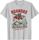 Roanoke Ridgerunners Retro Baseball Team Design T-Shirt - T-Shirt | Ash
