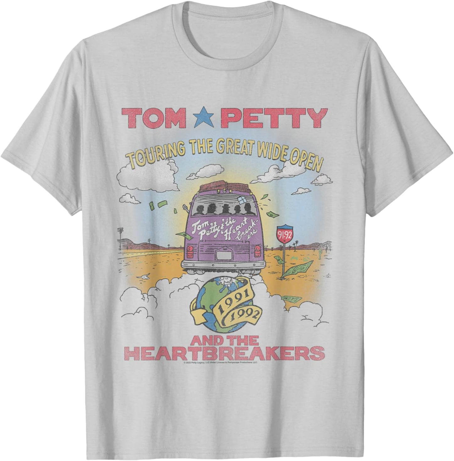 Tom Petty The Great Wide Open , White T-Shirt - T-Shirt | Ash