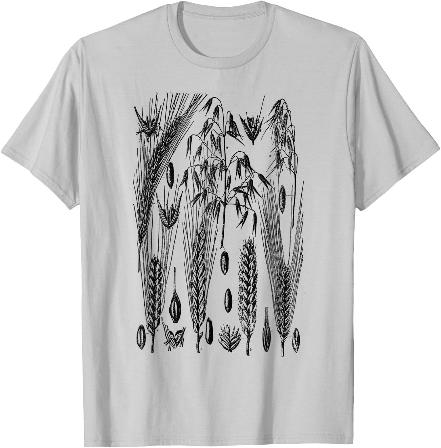 Farmers Grain Wheat Farm Family Wheat Vintage Wheat Print T-Shirt - T-Shirt | Ash