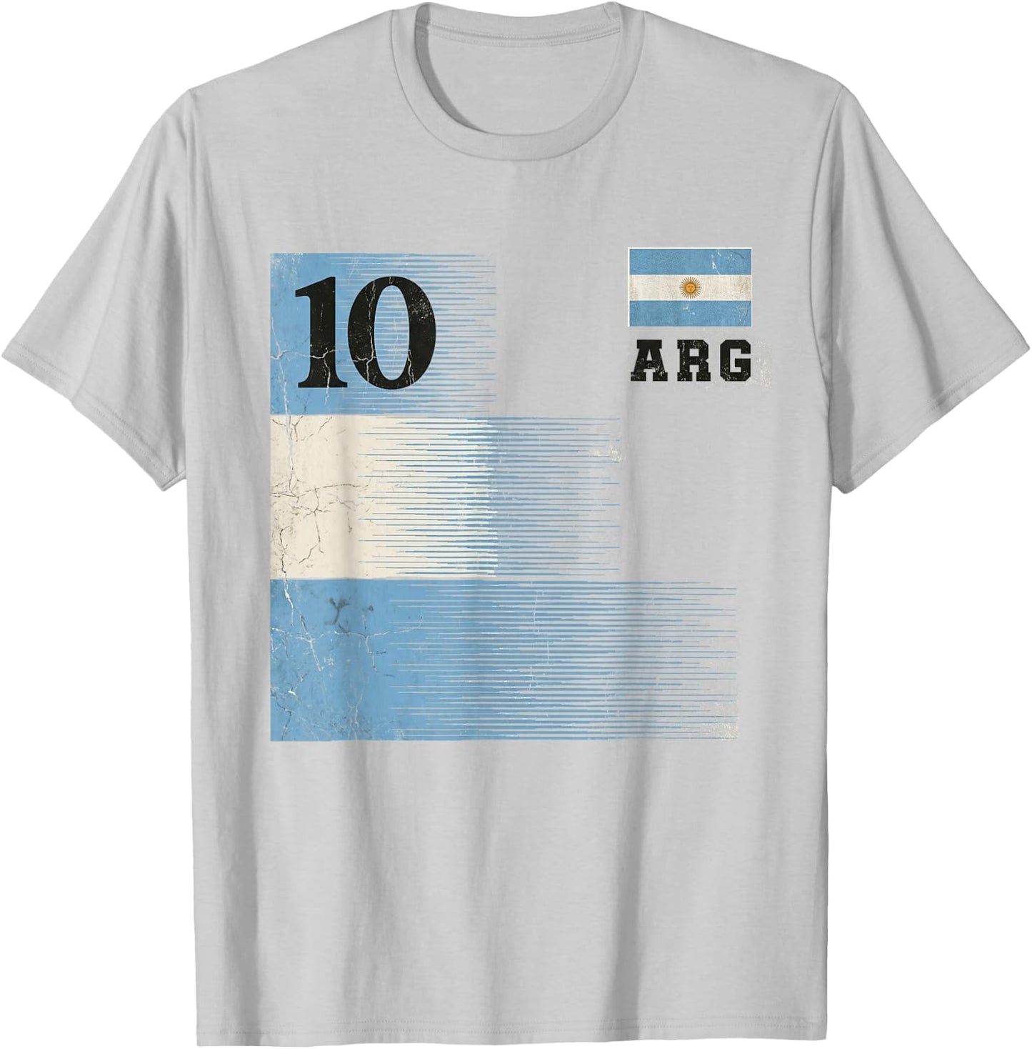 Argentina Flag Argentina Gift Hispanic Heritage Argentinian T-Shirt - T-Shirt | Ash