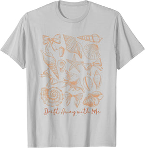 Coquillages et nœuds Drift Away with Me - Thème océan côtier T-Shirt - T-Shirt | Ash
