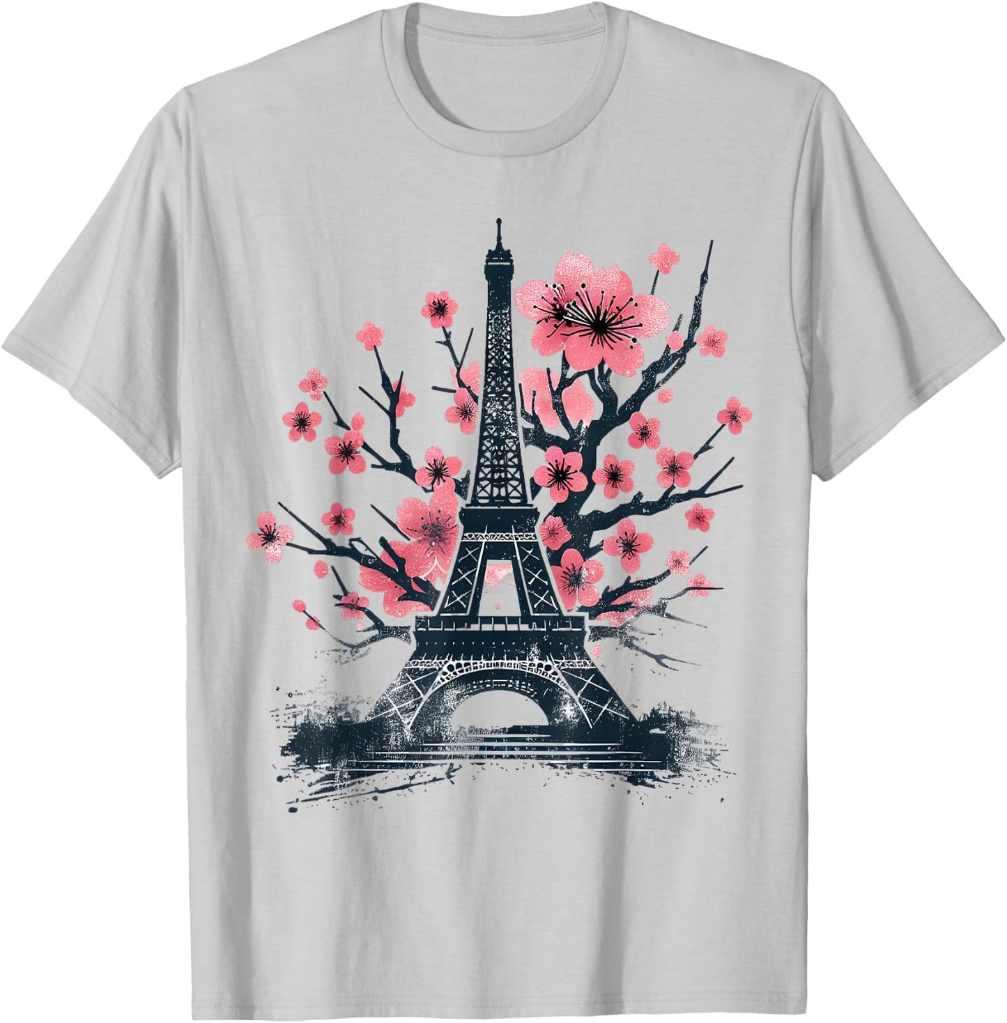 Paris Eiffel Tower Vintage Parisian , white, S T-Shirt - T-Shirt | Ash