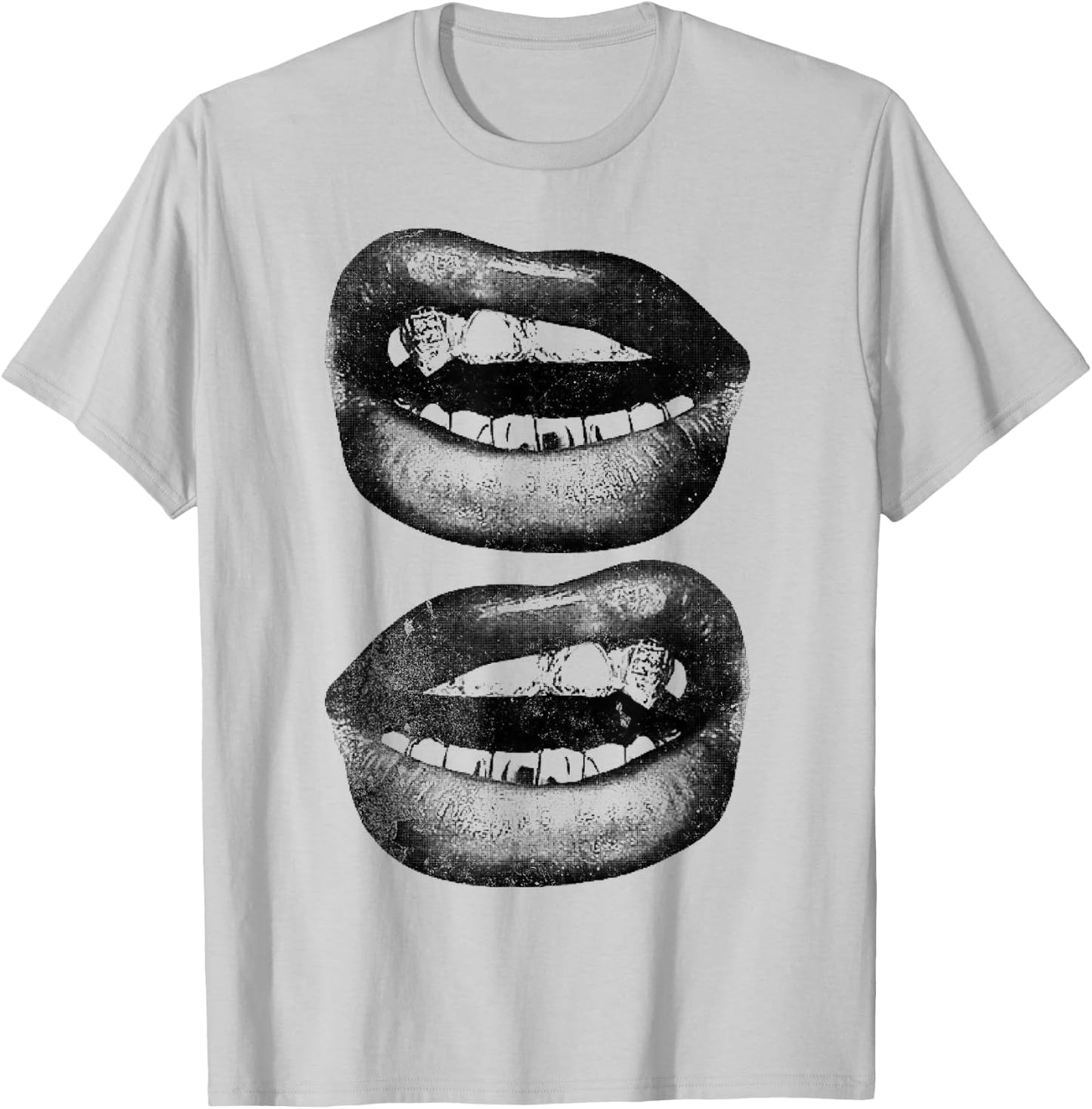 Y2K Grill T-Shirt - T-Shirt | Ash