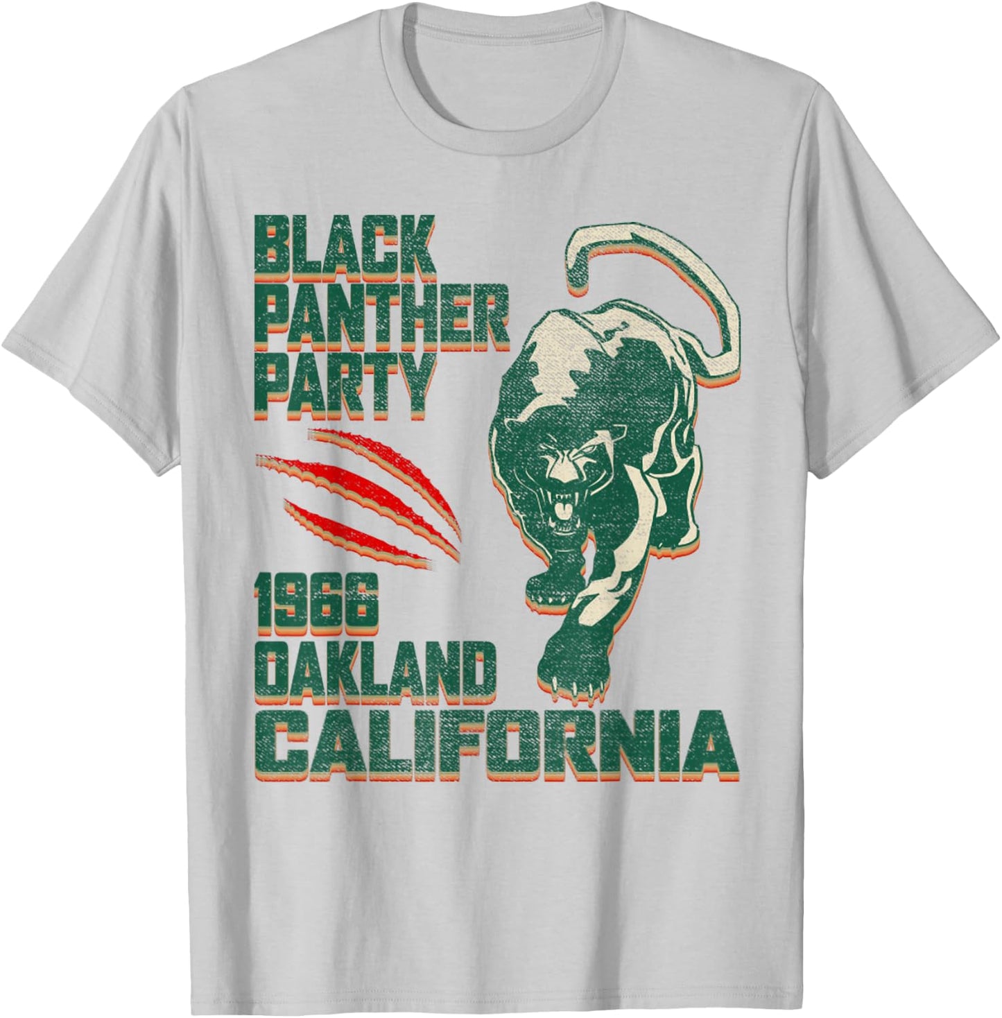 Vintage Oakland California 1966 Black Panther Party T-Shirt - T-Shirt | Ash
