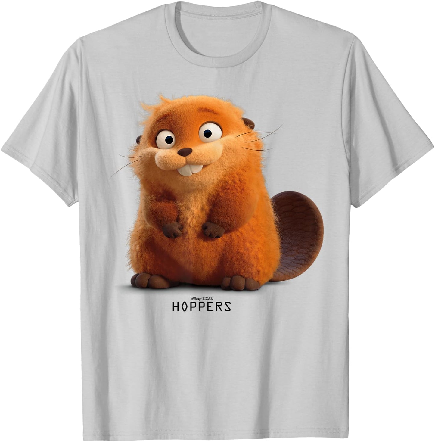 Disney Pixar Hoppers Mabel Beaver Smiling T-Shirt - T-Shirt | Ash