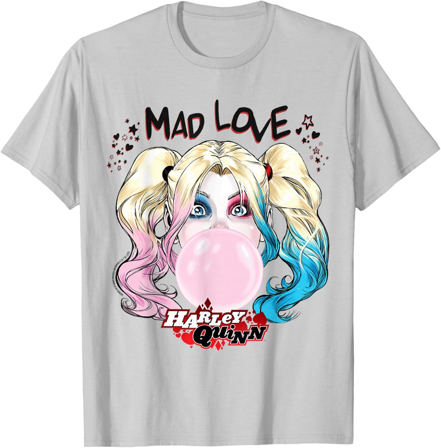 Batman Harley Quinn Bubblegum Mad Love , white, S T-Shirt - T-Shirt | Ash