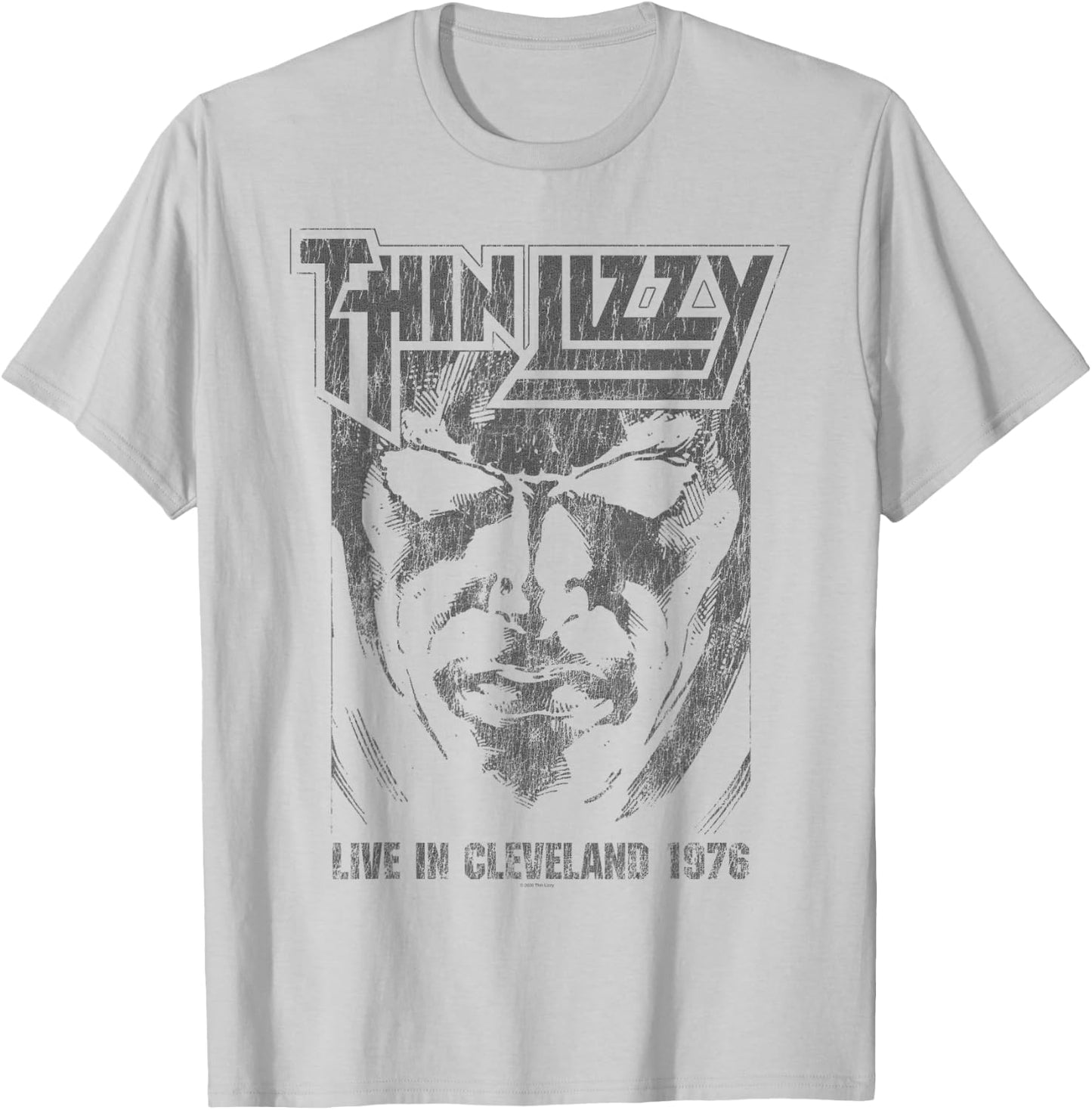 Thin Lizzy Jailbreak Album Cleveland T-Shirt - T-Shirt | Ash