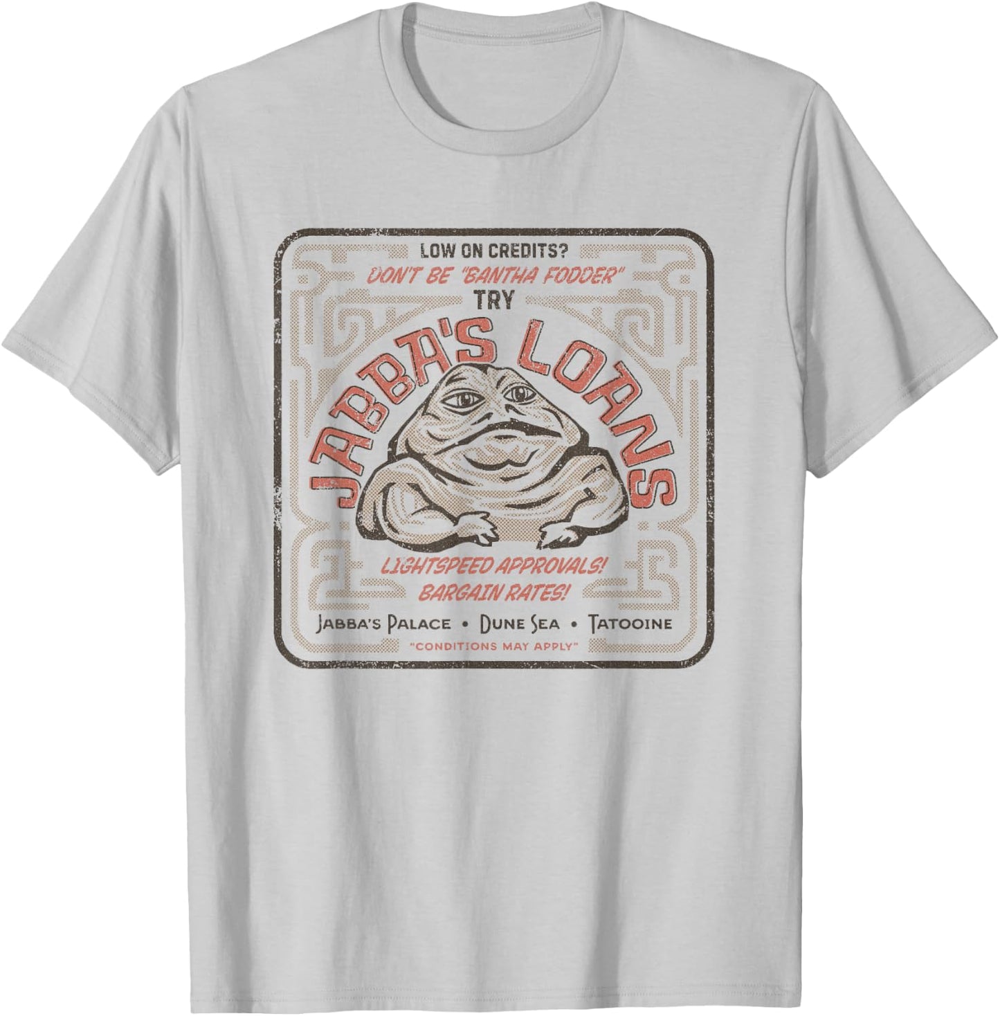 Star Wars Jabba The Hutt Loans Comic T-Shirt - T-Shirt | Ash