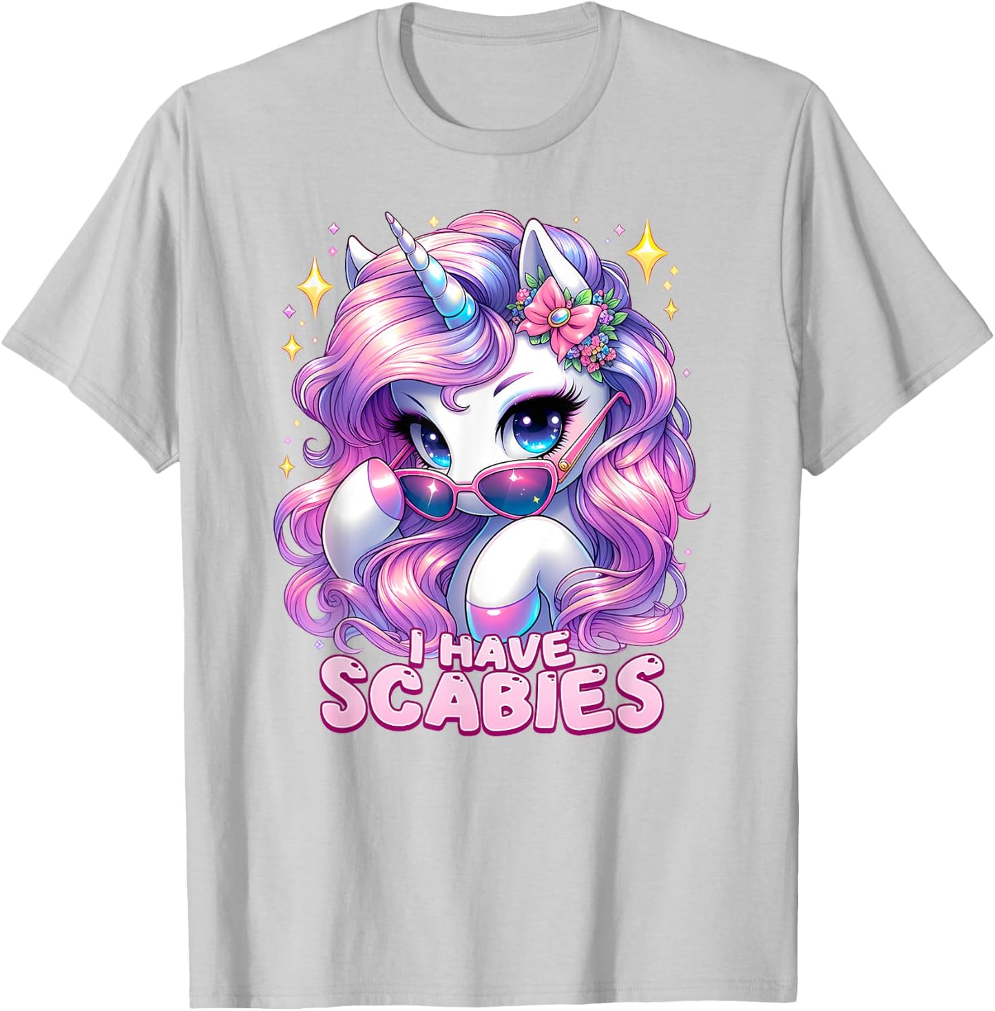 I HAVE SCABIES Unhinged Adult Humor Embarrassing Gag Gift T-Shirt - T-Shirt | Ash