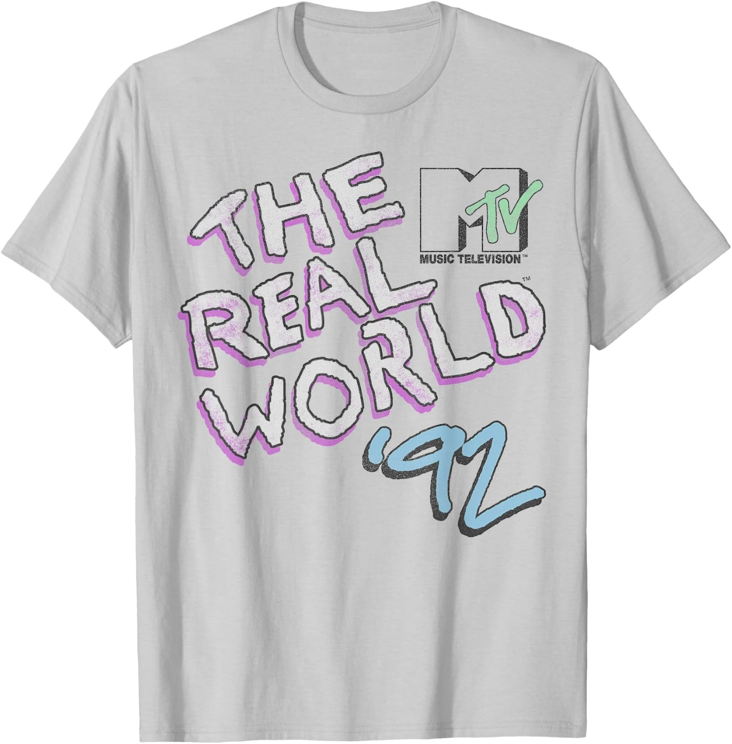 MTV The Real World '92 Vintage Logo T-Shirt - T-Shirt | Ash