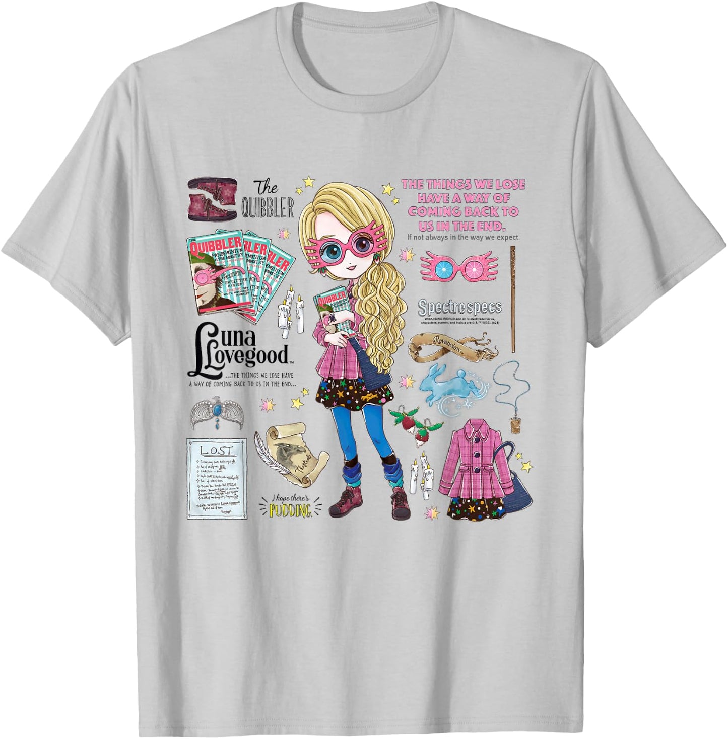 Harry Potter Everything That is Luna Lovegood Small T-Shirt - T-Shirt | Ash