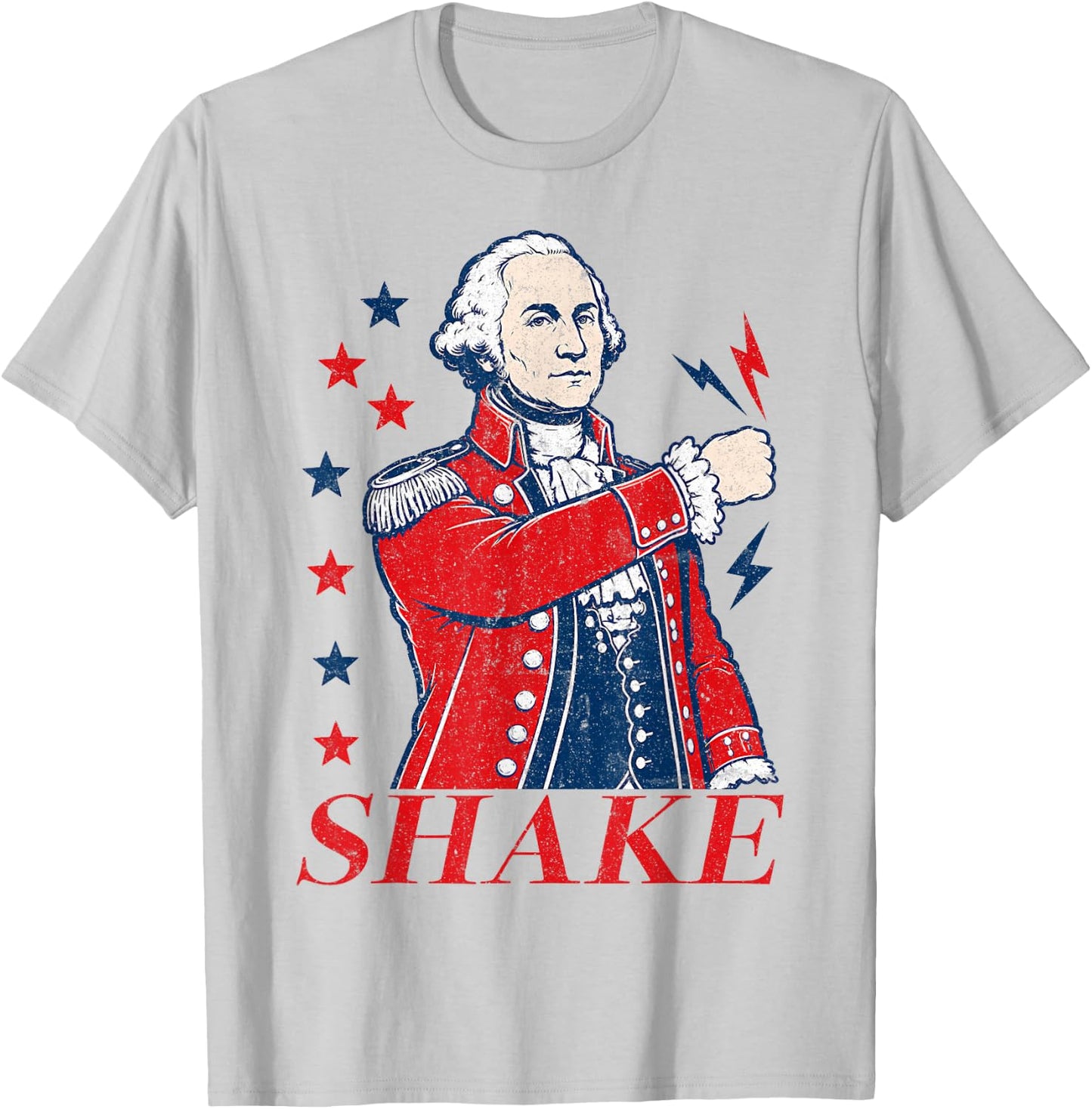 Funny Shake and Bake 4th of July Couple Matching T-Shirt - T-Shirt | Ash