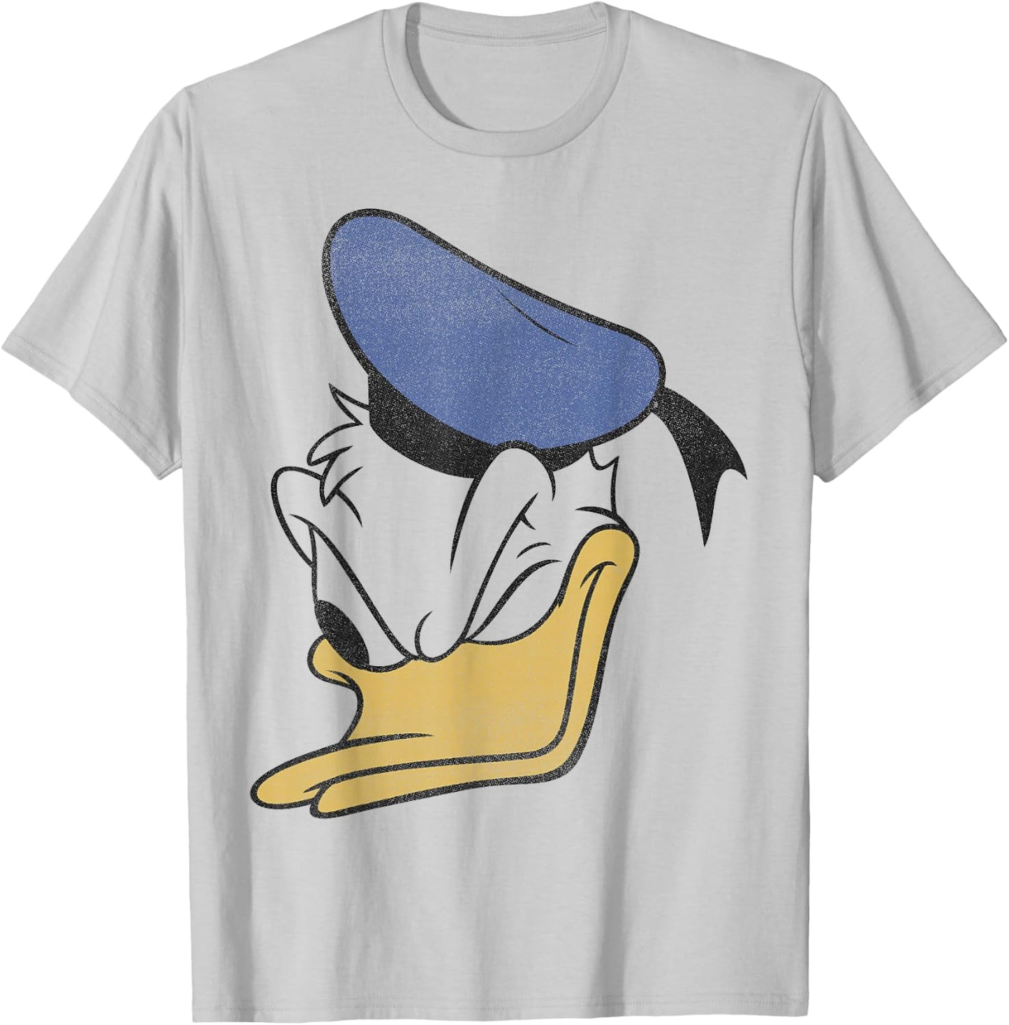Disney Donald Duck Winking Face Portrait T-Shirt - T-Shirt | Ash