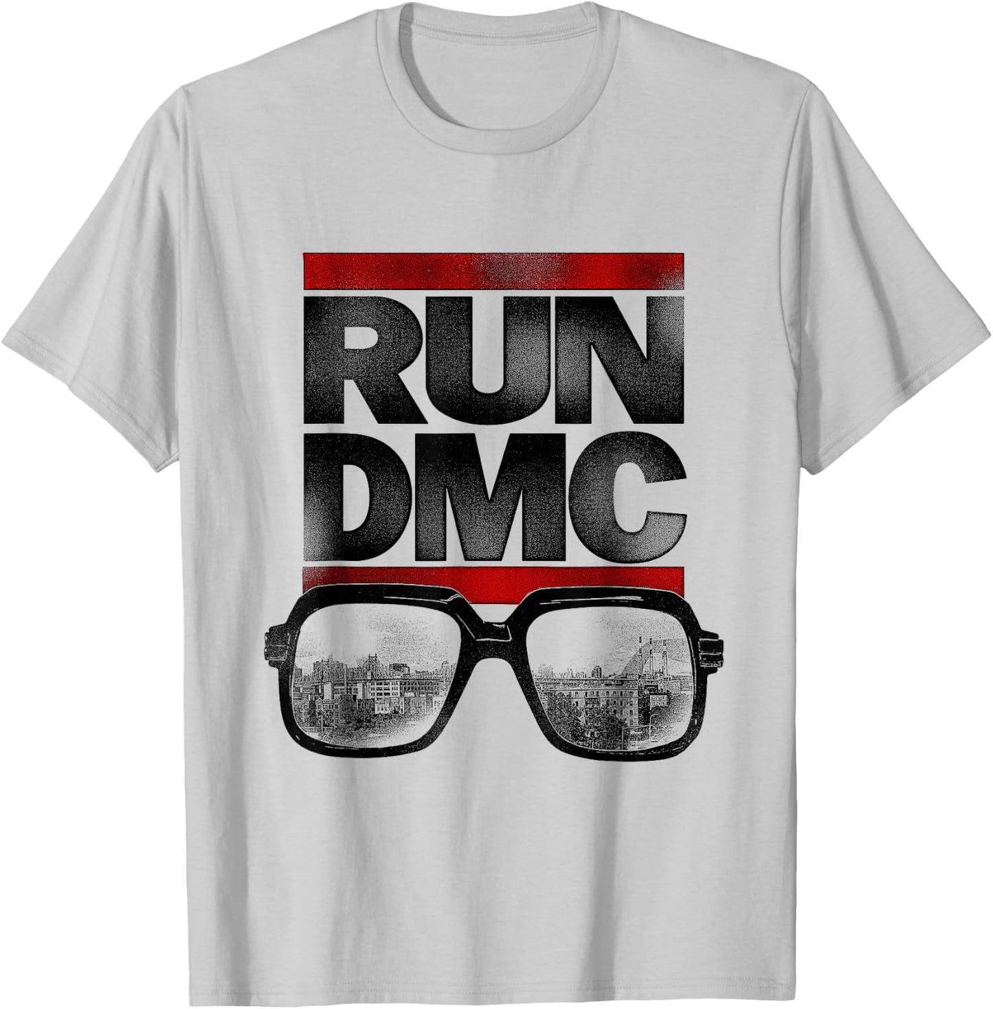 Run DMC Glasses T-Shirt - T-Shirt | Ash