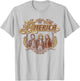 Official America the Band America Band Badge T-Shirt - T-Shirt | Ash