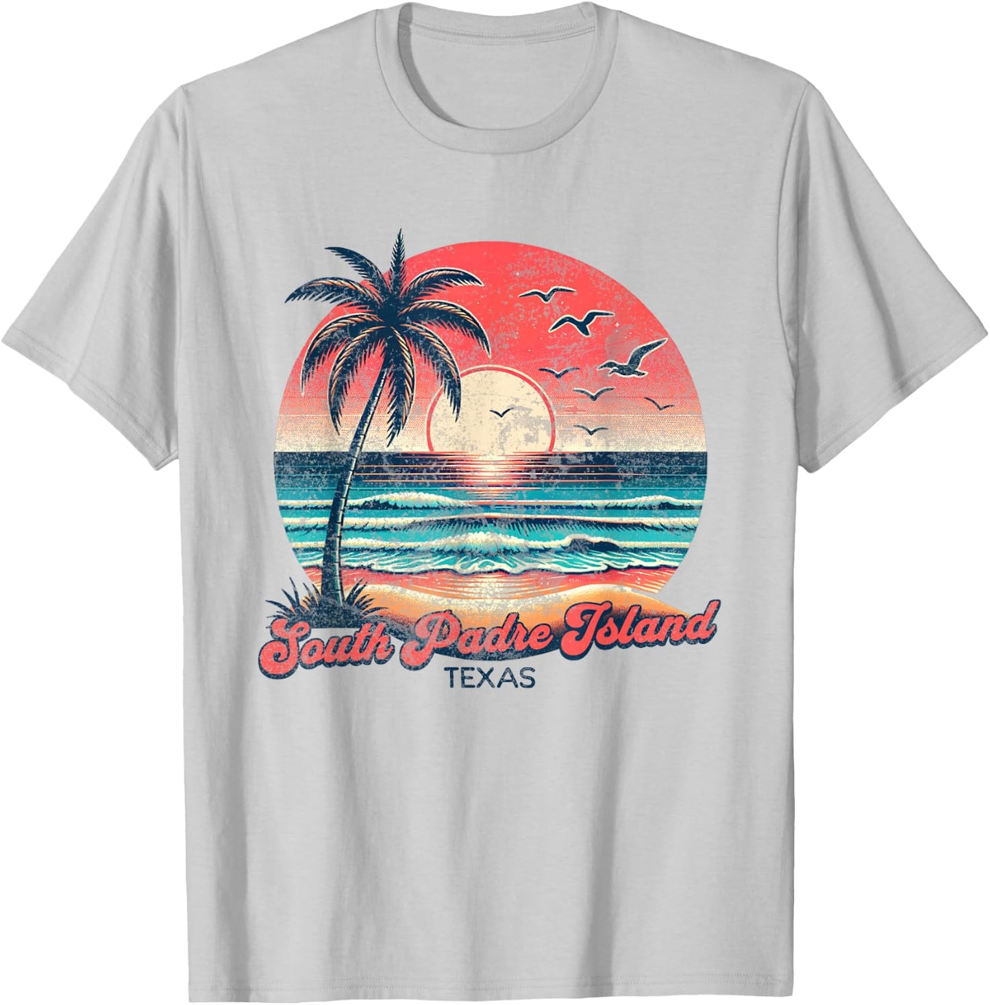 South Padre Island T-Shirt - T-Shirt | Ash