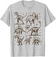 Dinosaur Paleontology Science Biology T-Rex Vintage Graphic , grey, S T-Shirt - T-Shirt | Ash
