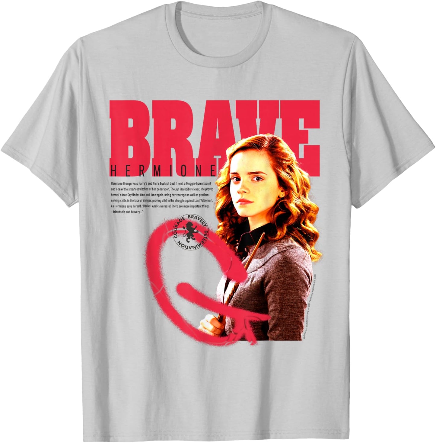 Harry Potter 2025 Brave Hermione T-Shirt - T-Shirt | Ash
