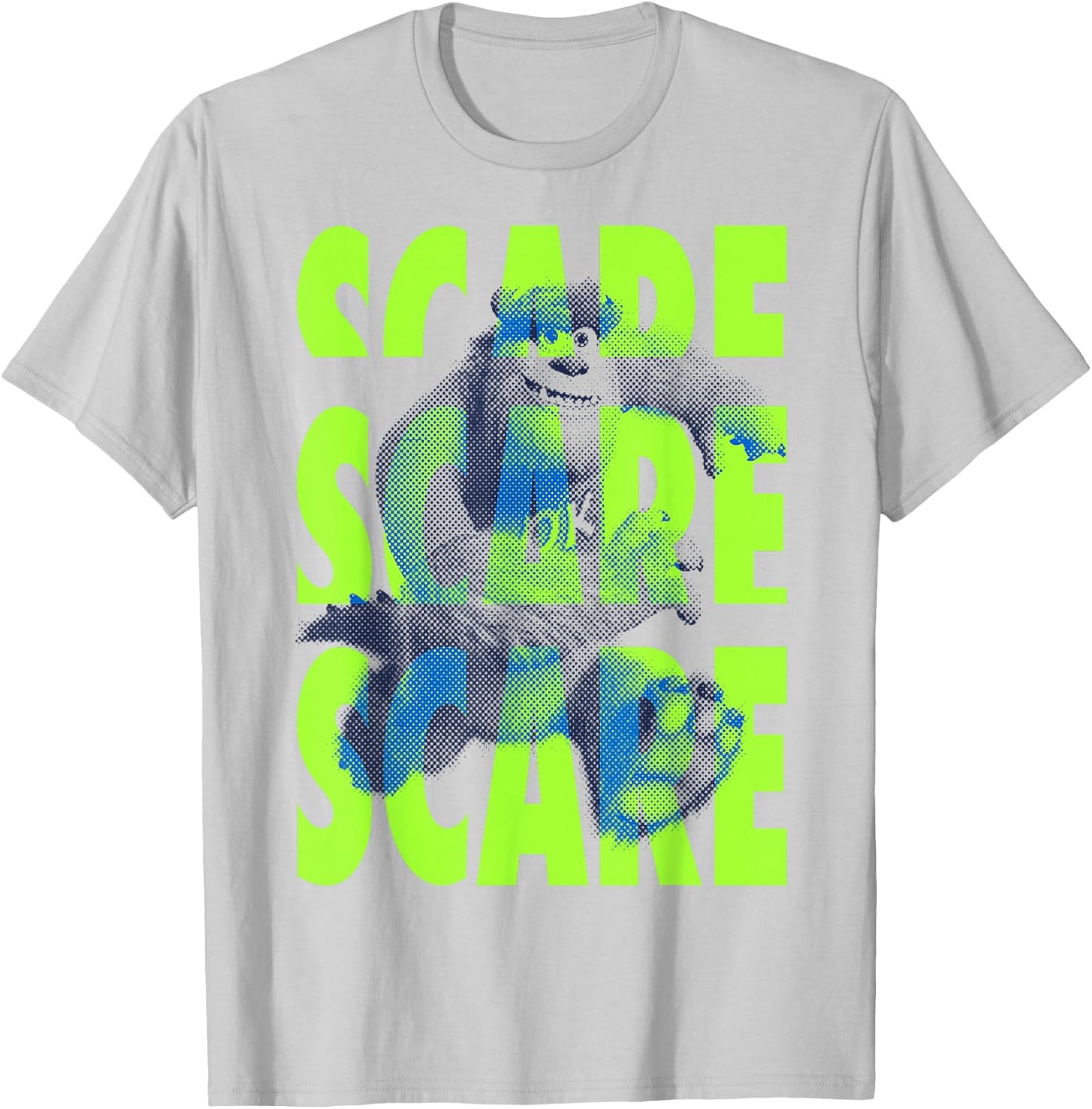 Disney Pixar Monsters University Sulley Run Scare T-Shirt - T-Shirt | Ash