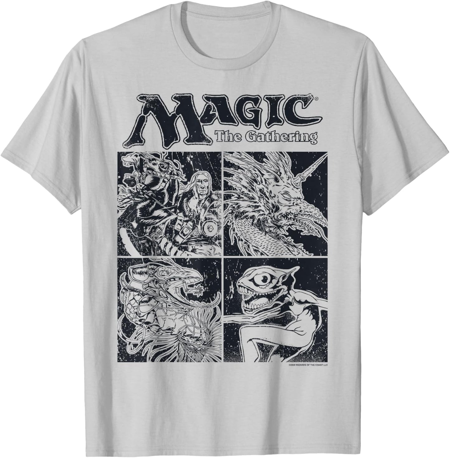 Magic: The Gathering Creature Box Up , white, S T-Shirt - T-Shirt | Ash