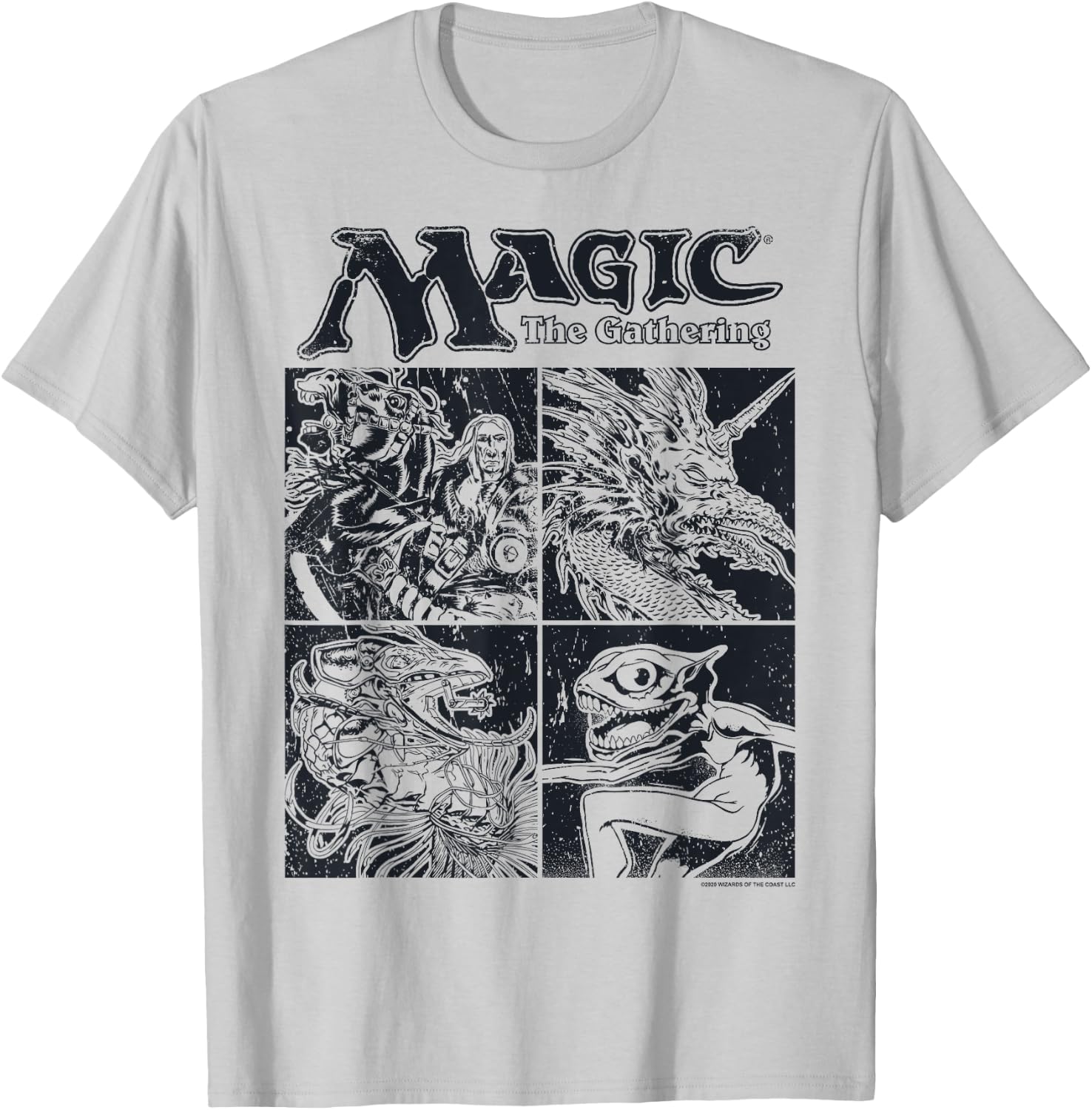 Magic: The Gathering Creature Box Up , white, S T-Shirt - T-Shirt | Ash