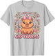Just a Girl Who Loves Capybaras Graphic Kids Girl T-Shirt - T-Shirt | Ash