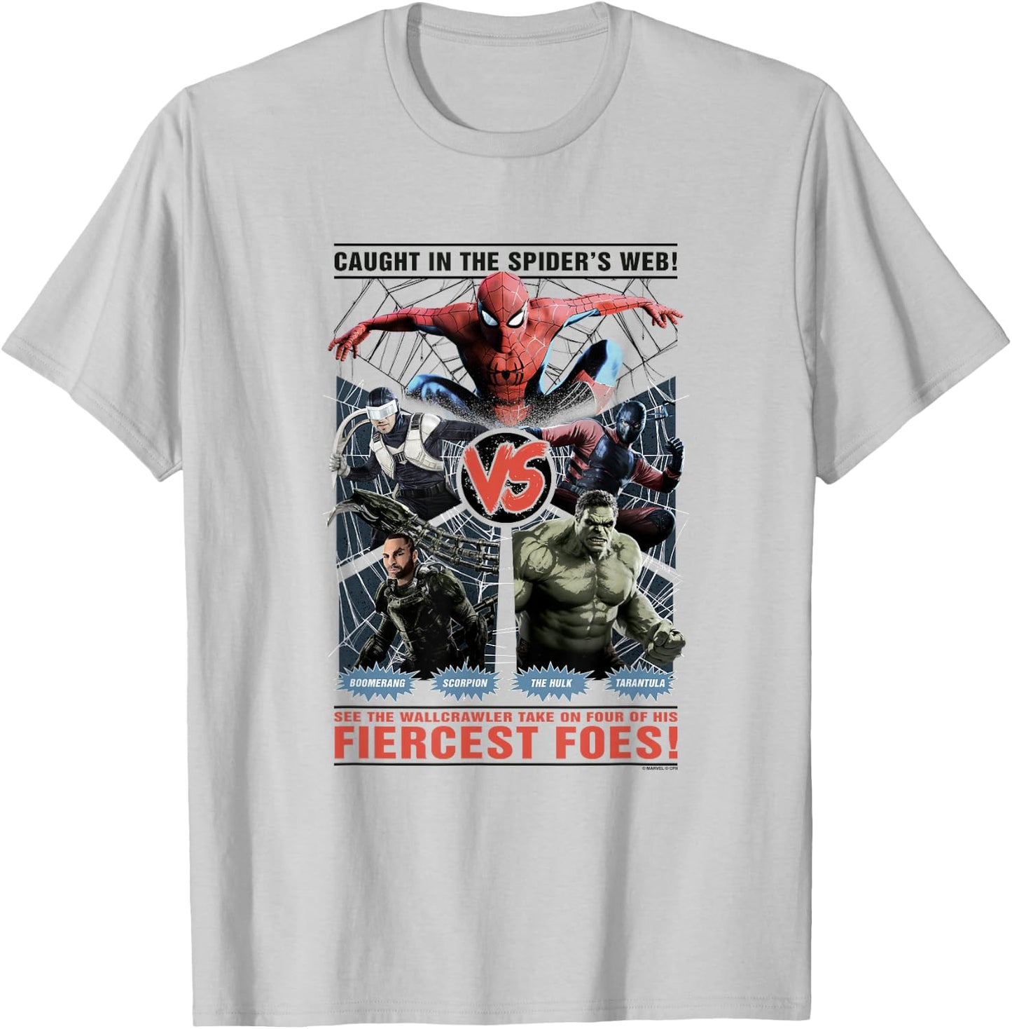 Marvel Spider-Man Day Spidey vs Fiercest Foes! T-Shirt - T-Shirt | Ash