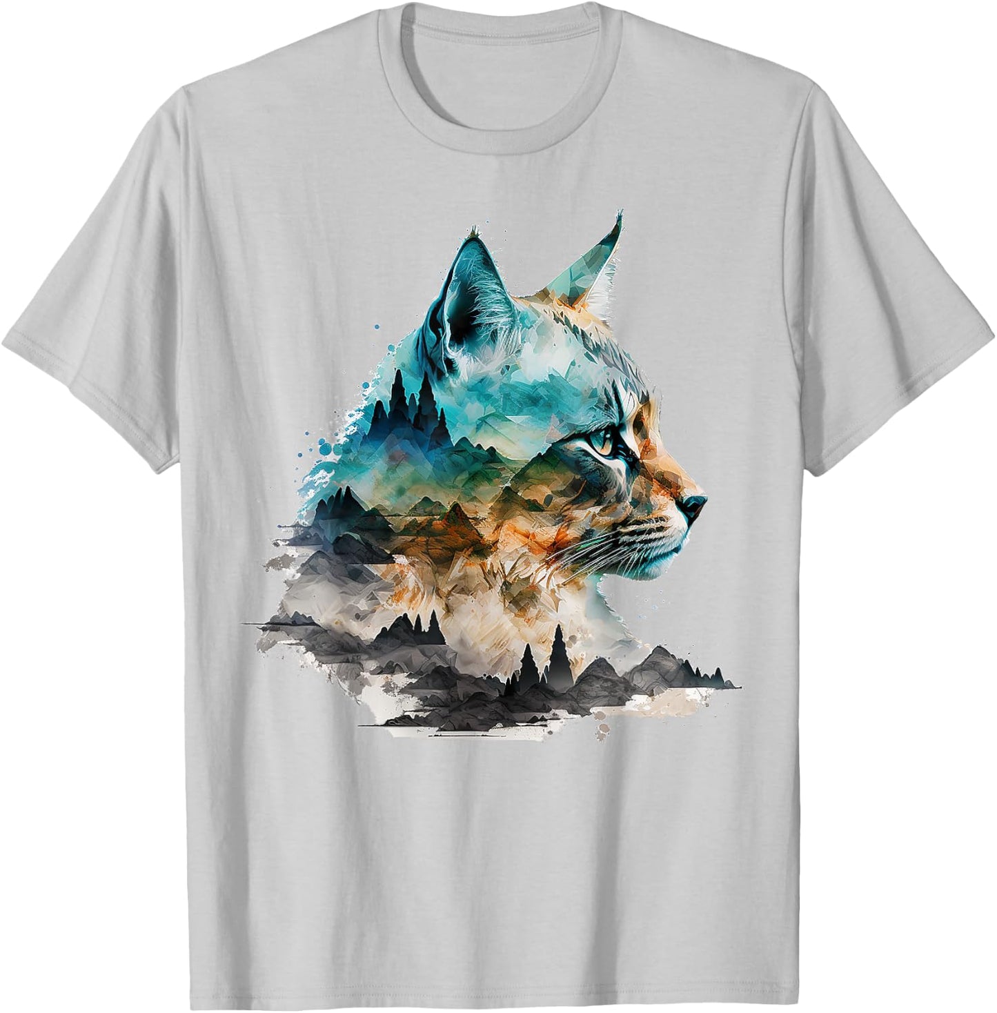 Cat Animal Lover Animal Cat Women Kids T-Shirt - T-Shirt | Ash