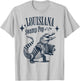 Louisiana Swamp Pop Alligators New Orleans Music T-Shirt - T-Shirt | Ash