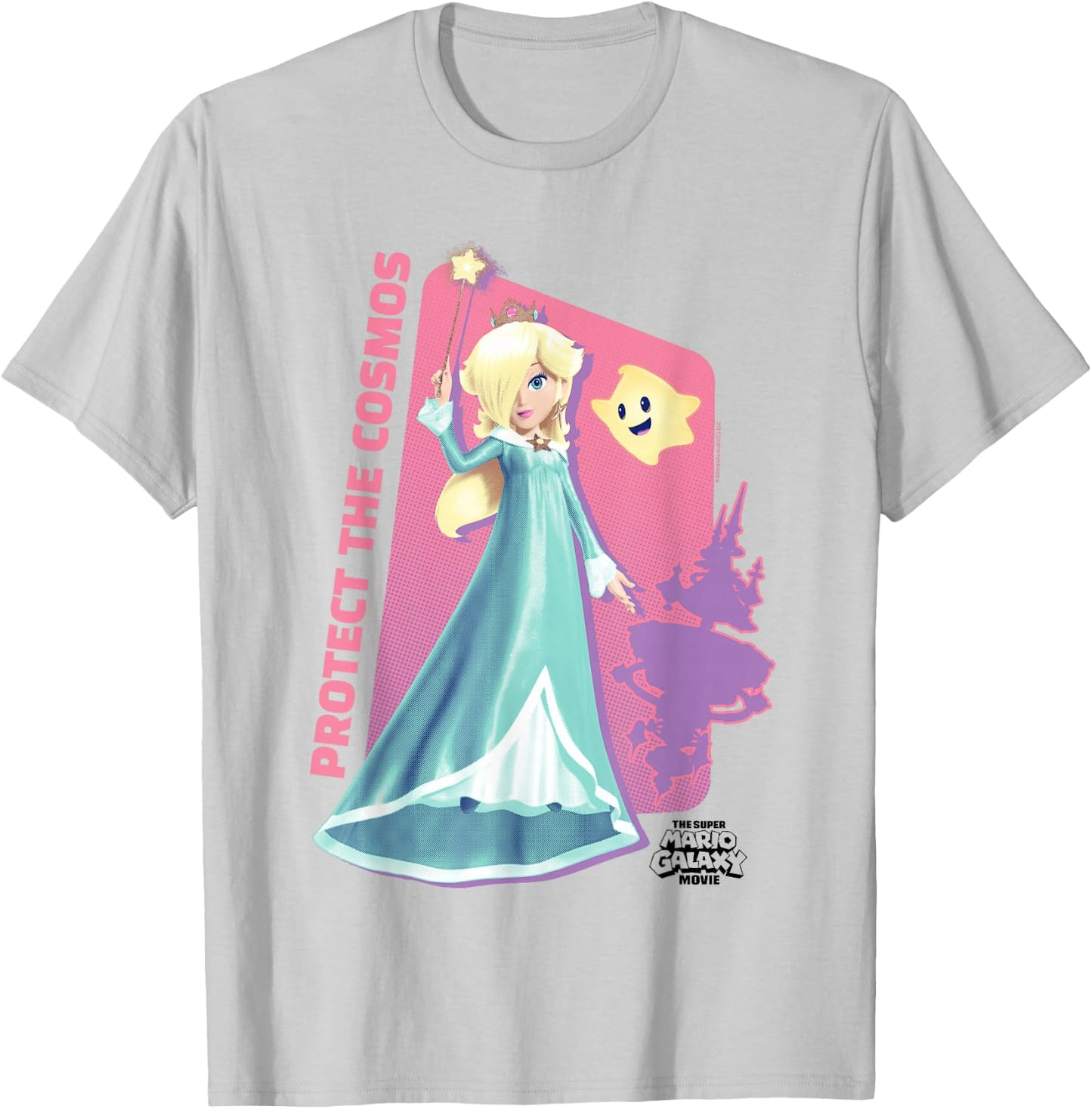 The Super Mario Galaxy Movie Rosalina Cosmos Wand T-Shirt - T-Shirt | Ash