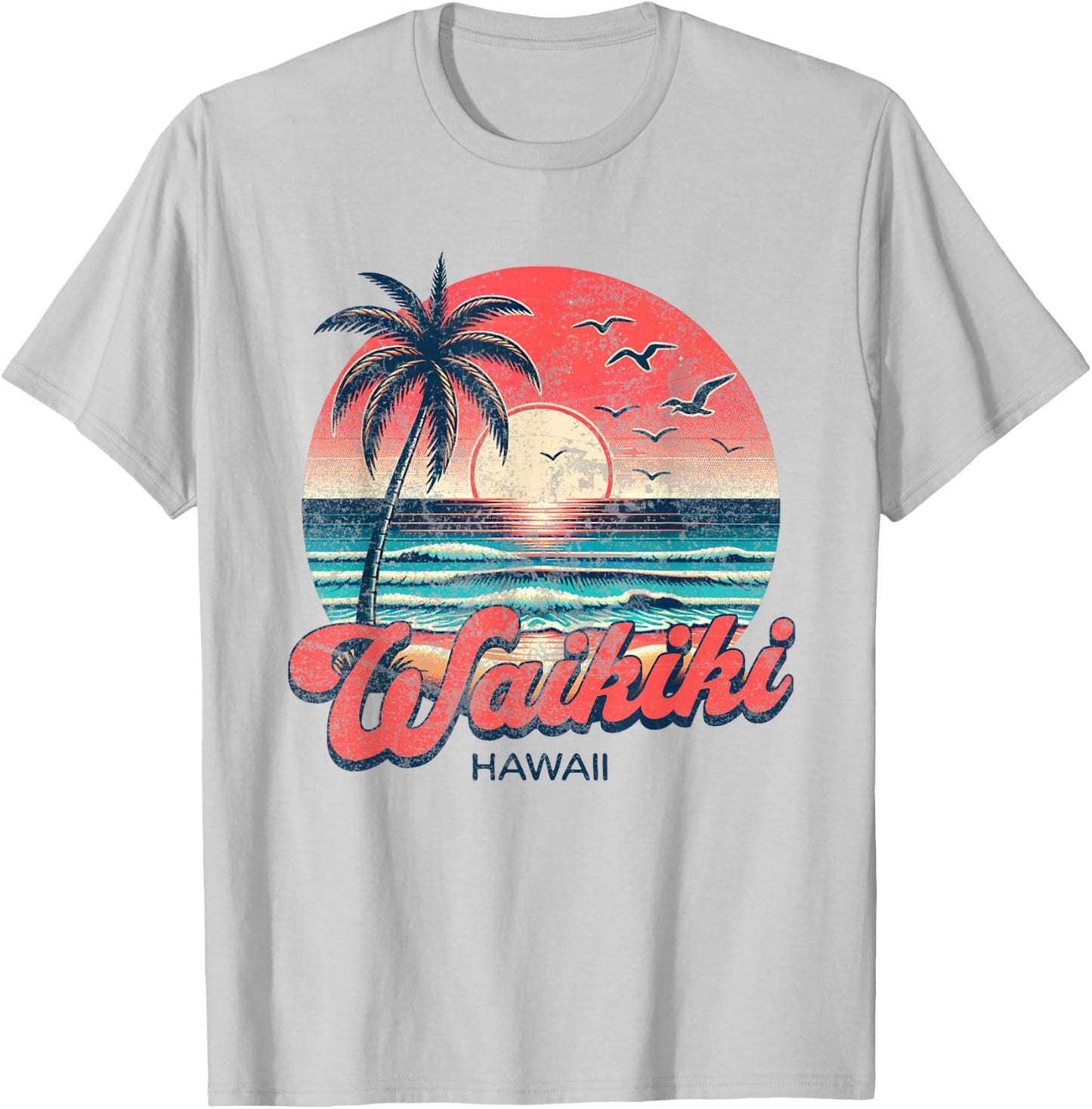 Waikiki T-Shirt - T-Shirt | Ash