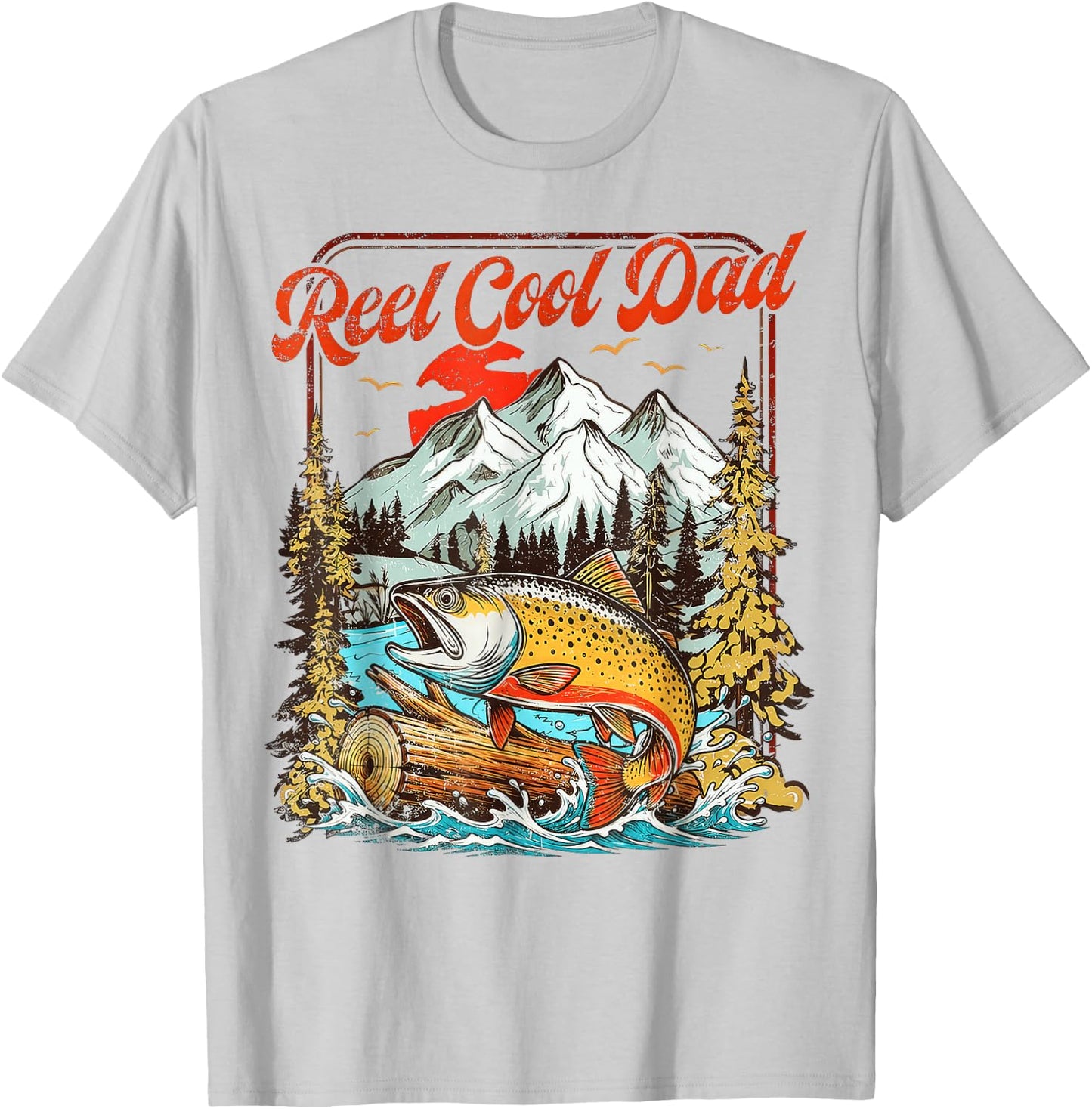 Reel Cool Dad Father's Day T-Shirt - T-Shirt | Ash
