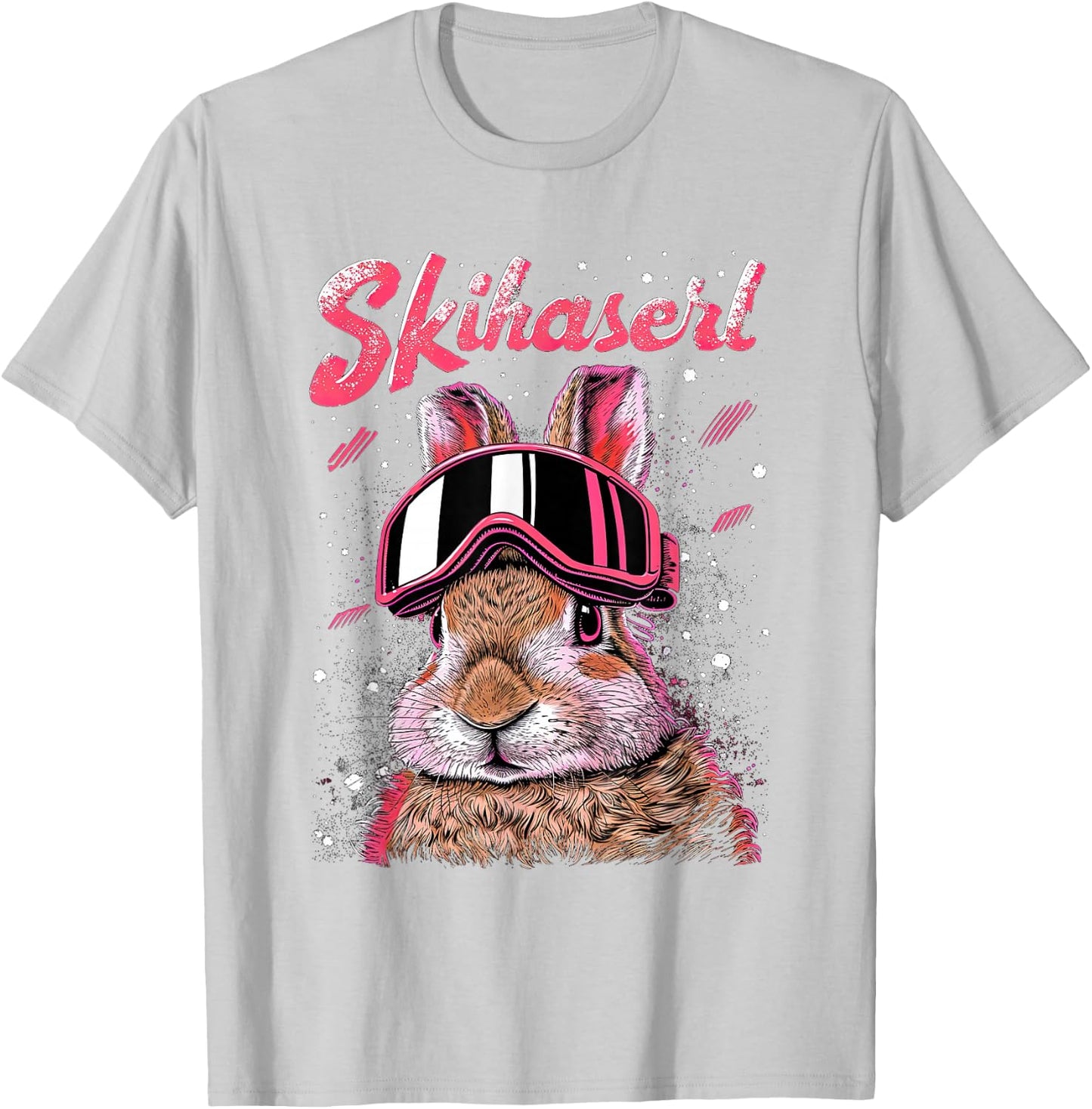 Skihaserl Apres Ski Haserl Skier Winter Women's , pink T-Shirt - T-Shirt | Ash