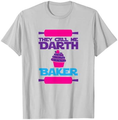 They Call Me Darth Baker Cute Baker Women Girls T-Shirt - T-Shirt | Ash