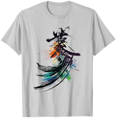 Anime Manga Pattern Abstract Drawing Art Flowers Anime , white, S T-Shirt - T-Shirt | Ash