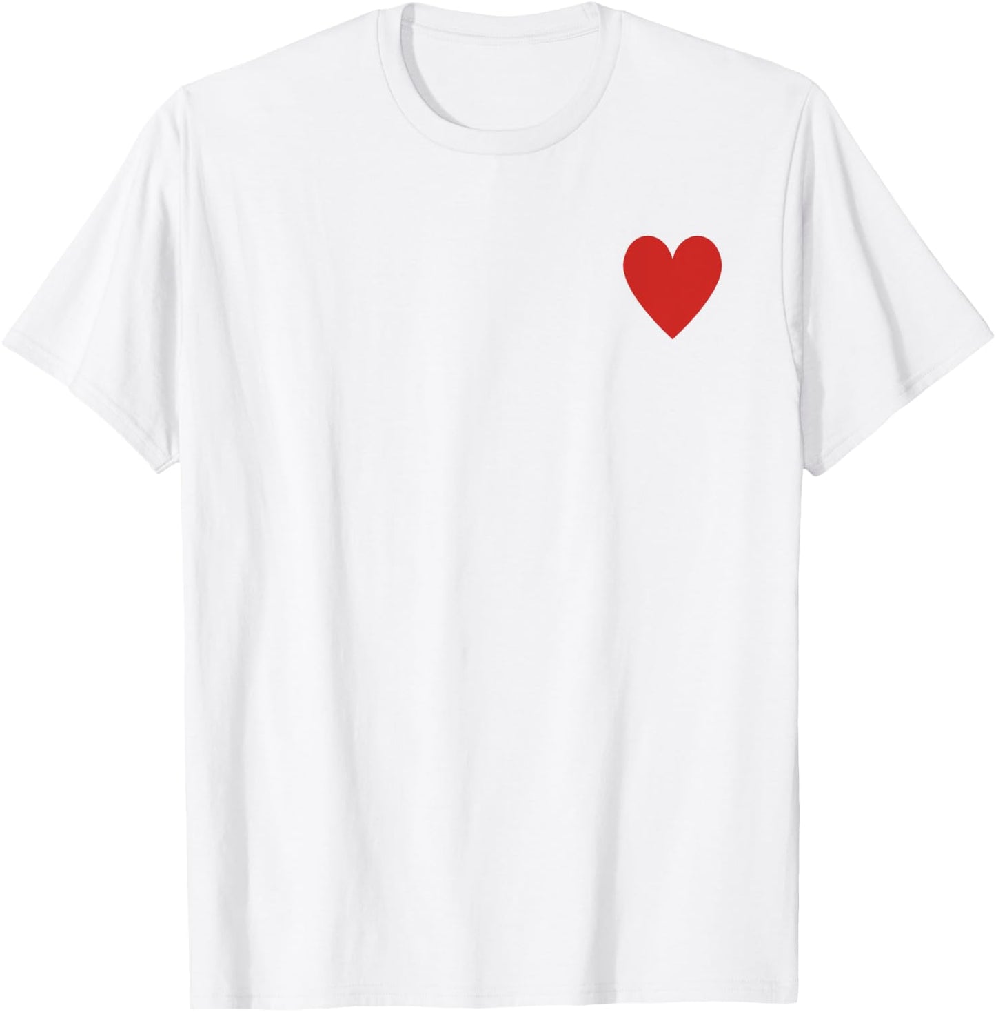 Little Heart , gray T-Shirt - T-Shirt | White