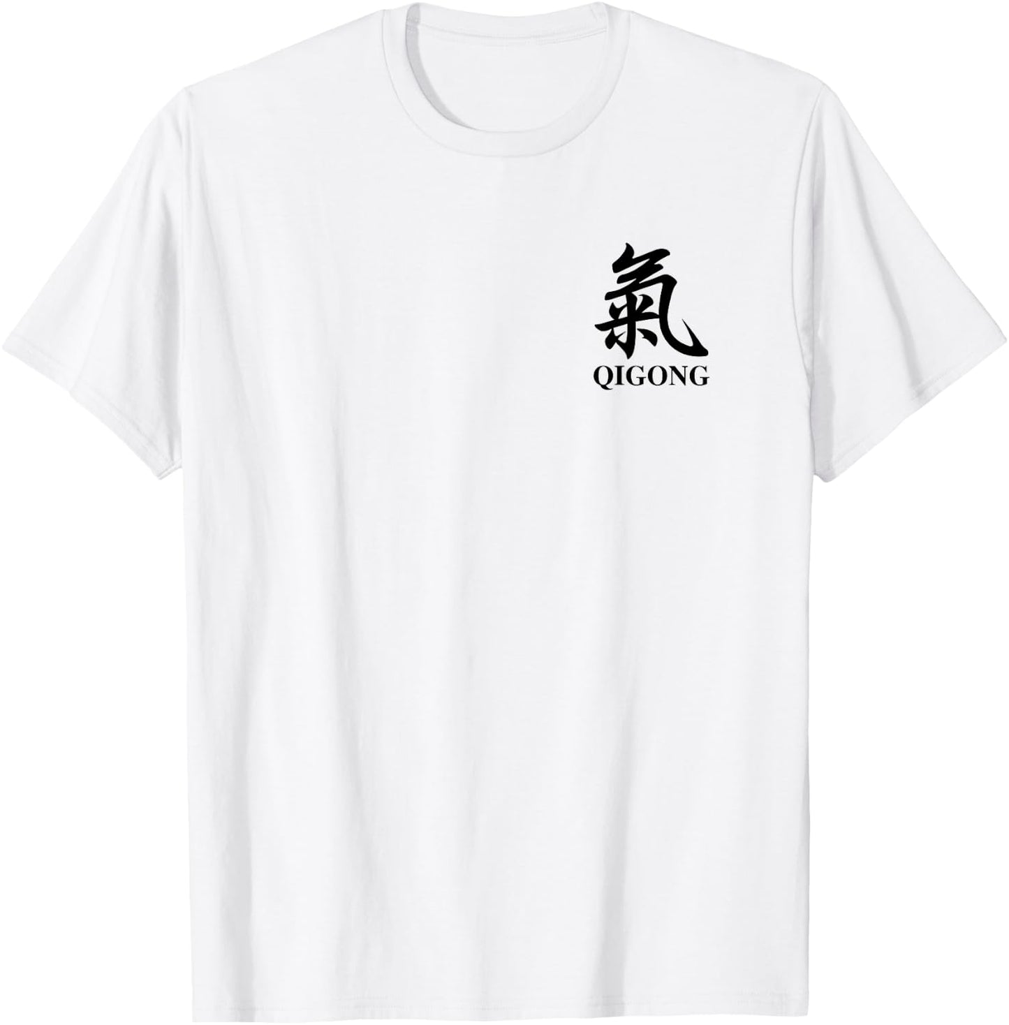 "Qi" Tai Chi Qigong Chinese Martial Art T-Shirt - T-Shirt | White