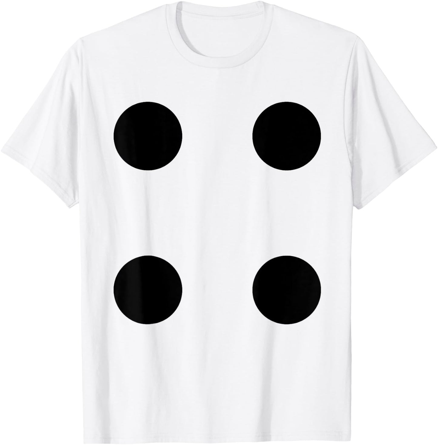 Human Dice Number 4 Group Matching Halloween Costume Family T-Shirt - T-Shirt | White