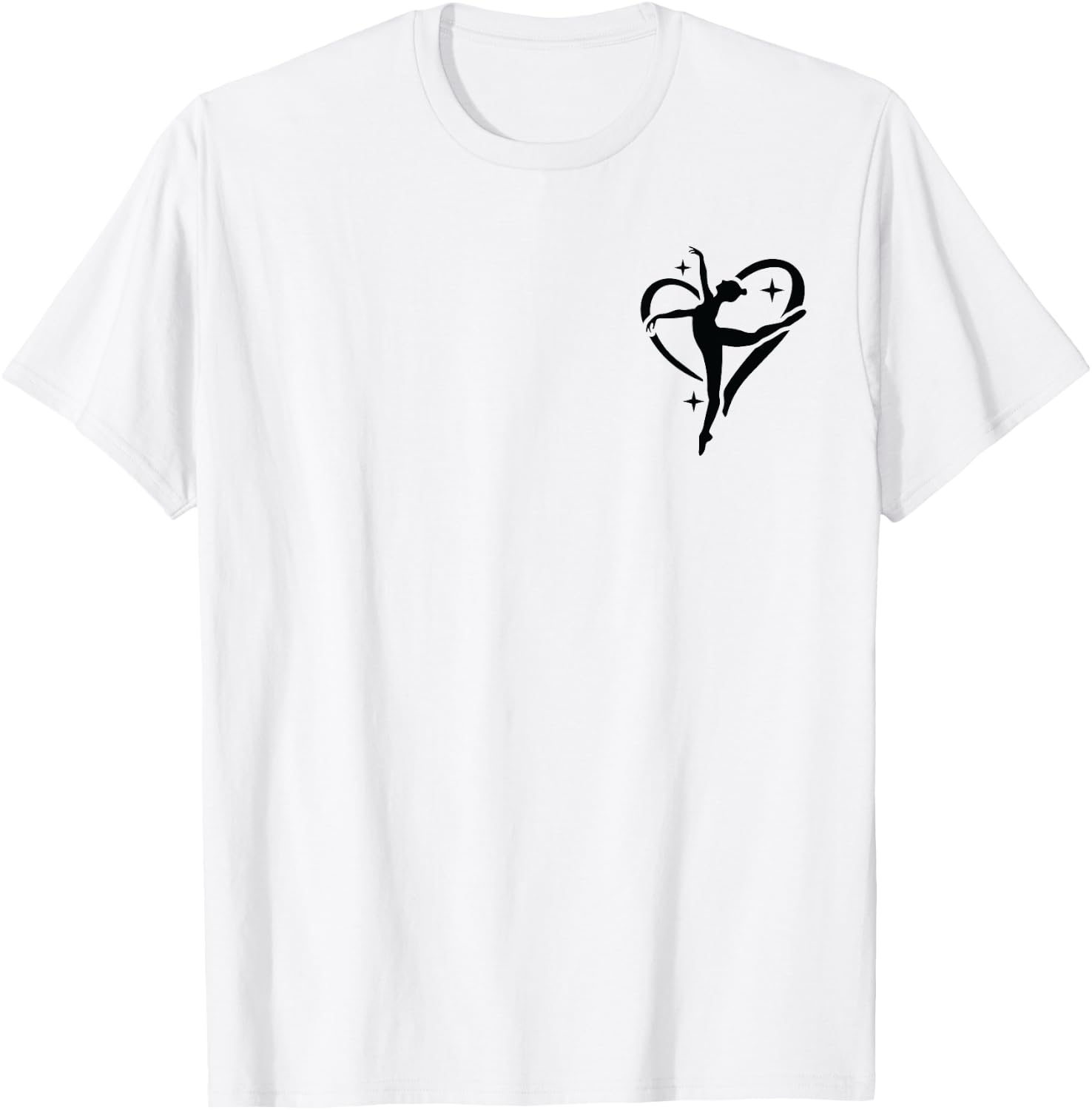 At the dance studio is where I spend most of my days 2 sided T-Shirt - T-Shirt | White