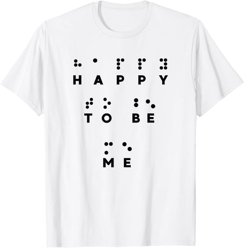 Happy To Be Me in Braille , Braille Reader, Cool Gifts