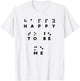 Happy To Be Me in Braille , Braille Reader, Cool Gifts T-Shirt - T-Shirt | White