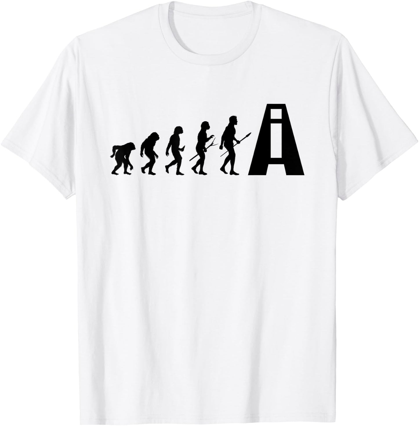Artificial Intelligence Evolution Artificial Intelligence T-Shirt - T-Shirt | White