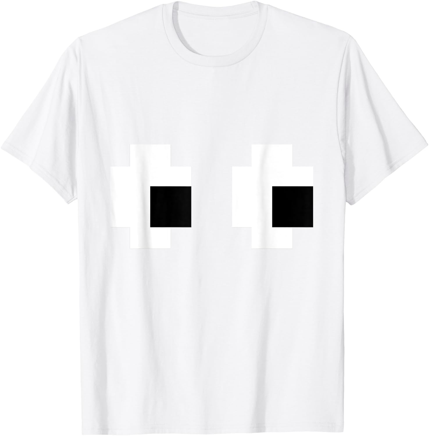 Retro Arcade Game Ghost Eyes T-Shirt - T-Shirt | White